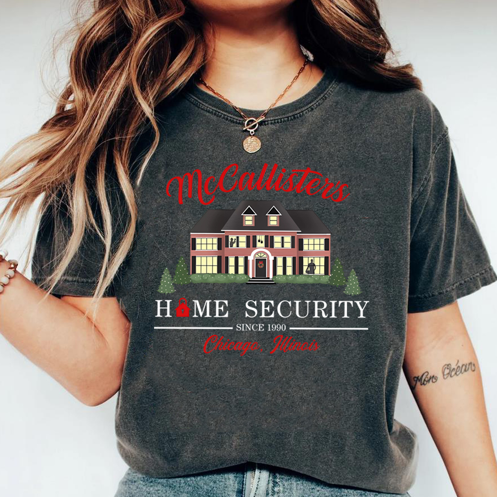 Home Security Plans - McCallister's Home Security Shirt Home Alone