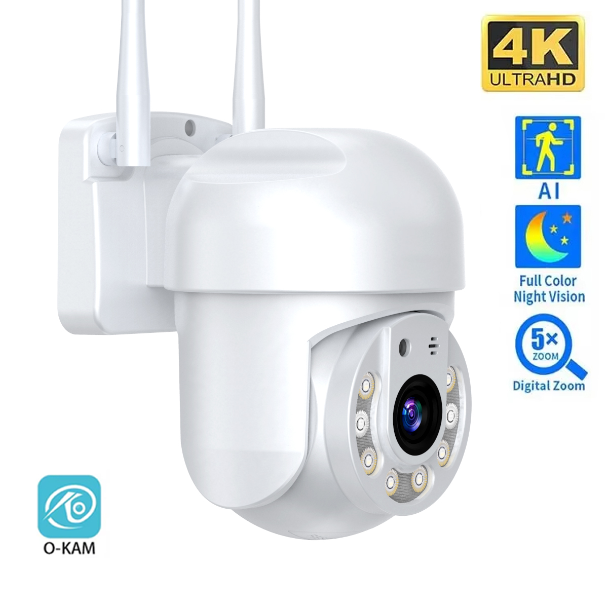 Home Security Options - 8MP 4K Speed Dome Auto Tracking