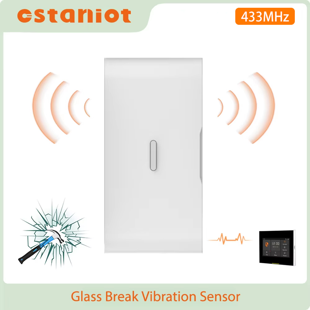 Home Security Kit - Ostaniot 433MHz eV1527 Wireless Glass Break