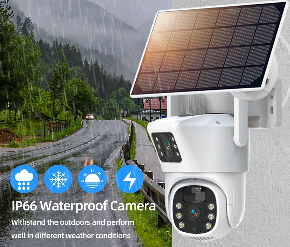 4K 8MP Dual Lens Wifi Solar CC - Home Security Kit incelemesi ve fiyatı