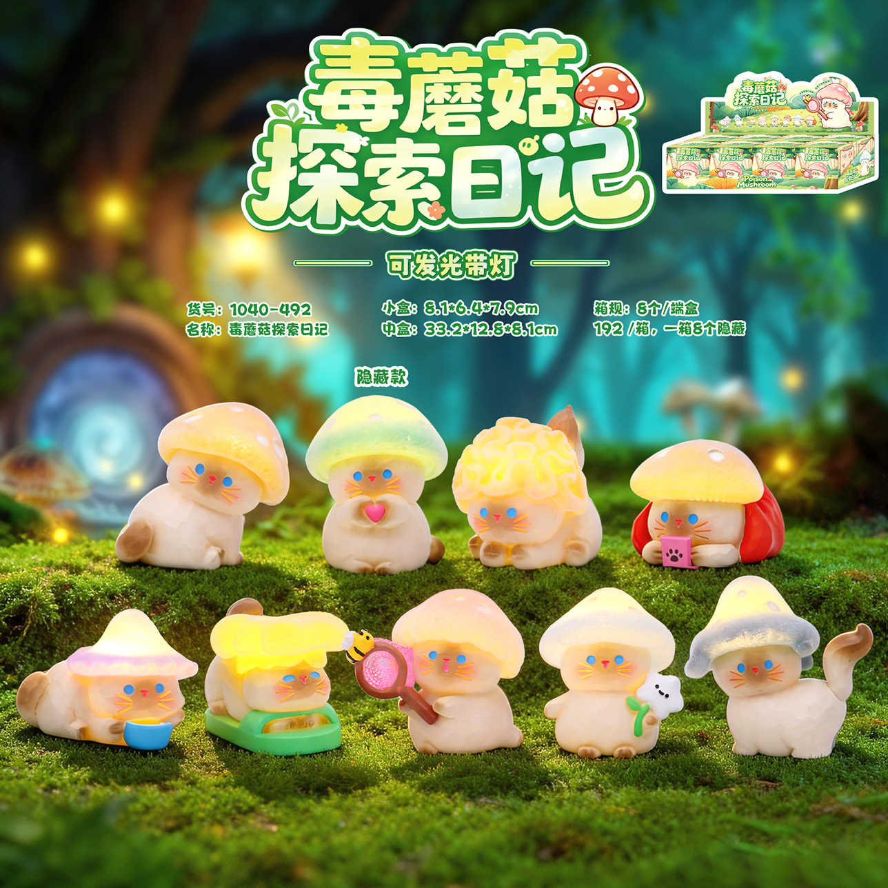 Blind Box Poison Mushroom Expl - Home Security Items incelemesi ve fiyatı