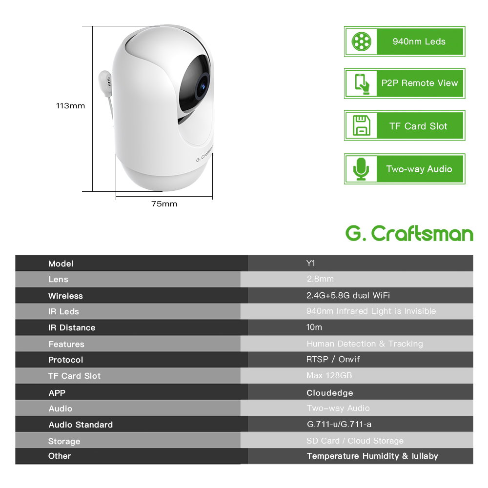C G,Craftsman Y1 Baby Monitor, - Home Security Monitor incelemesi ve fiyatı