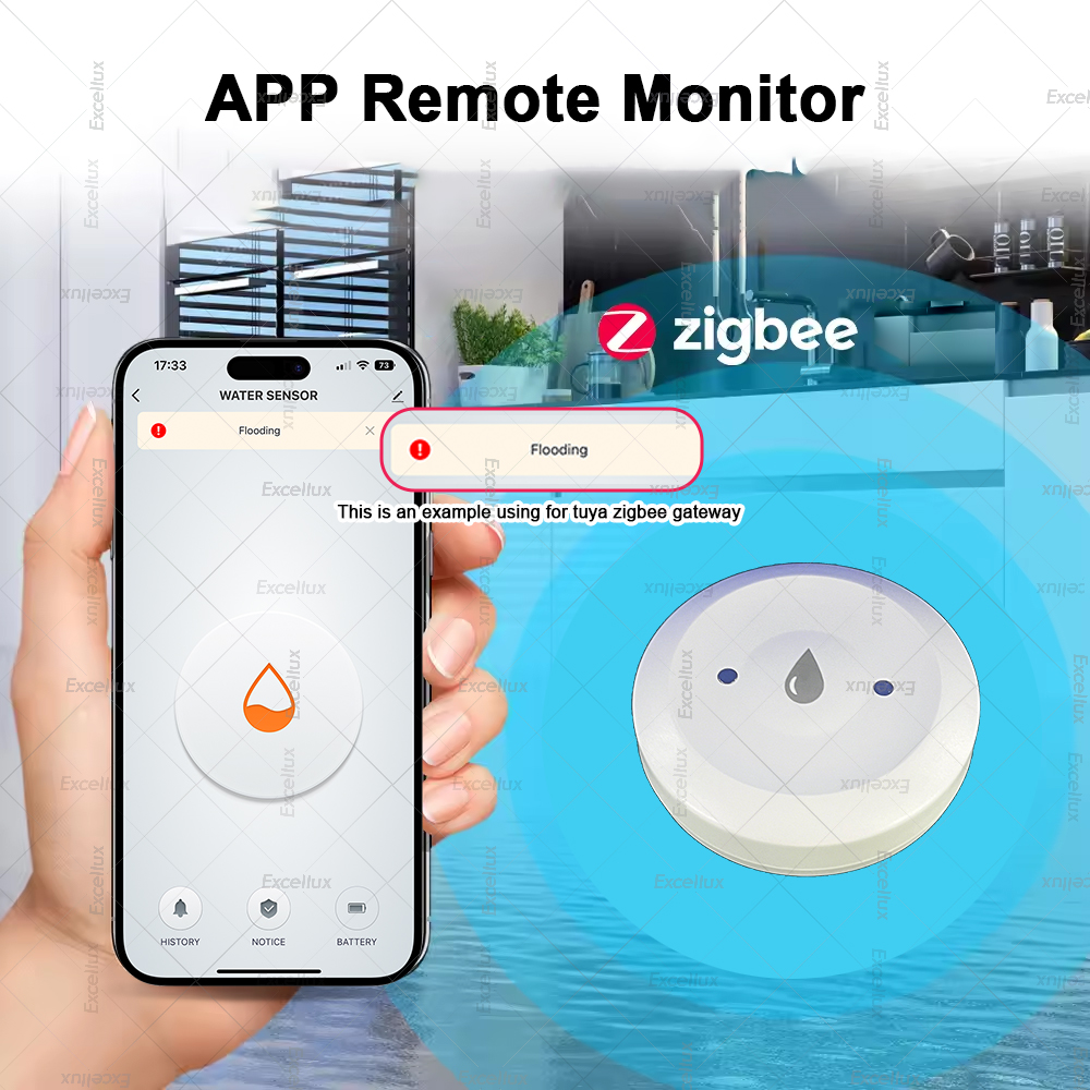 Zigbee Water Detector Leakage  - Home Security Monitor incelemesi ve fiyatı