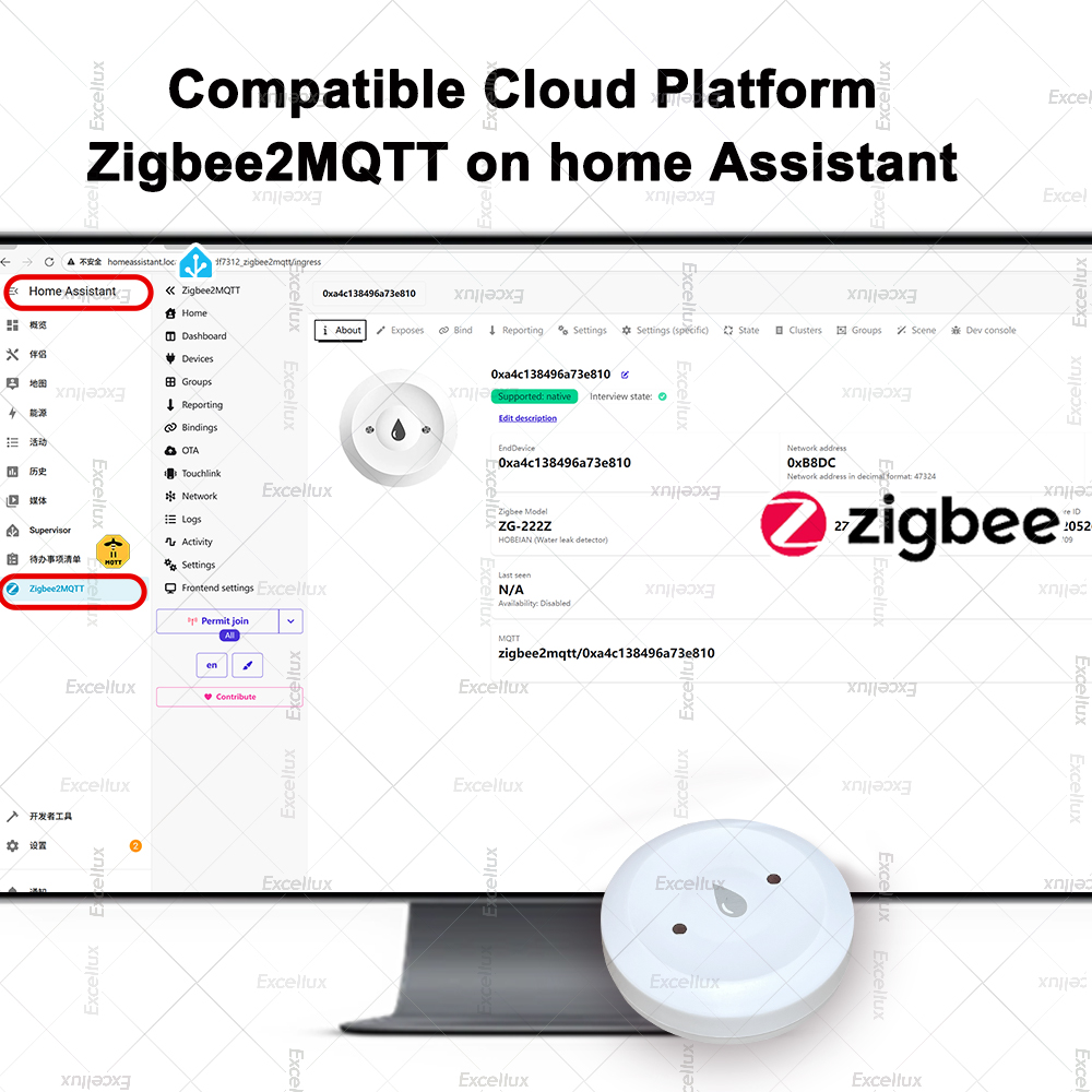Zigbee Water Detector Leakage  - Home Security Monitor incelemesi ve fiyatı