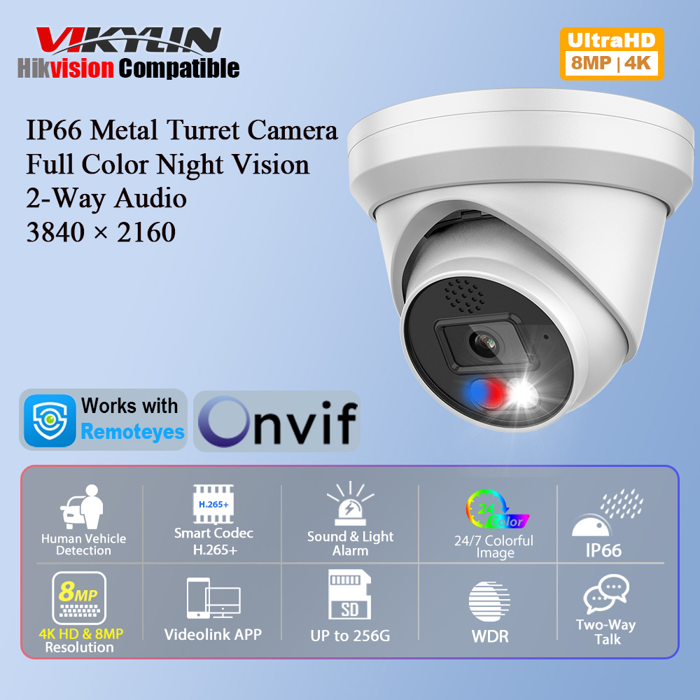 Vikylin 4K 8MP Alarm Full Colo - Home Security Options incelemesi ve fiyatı