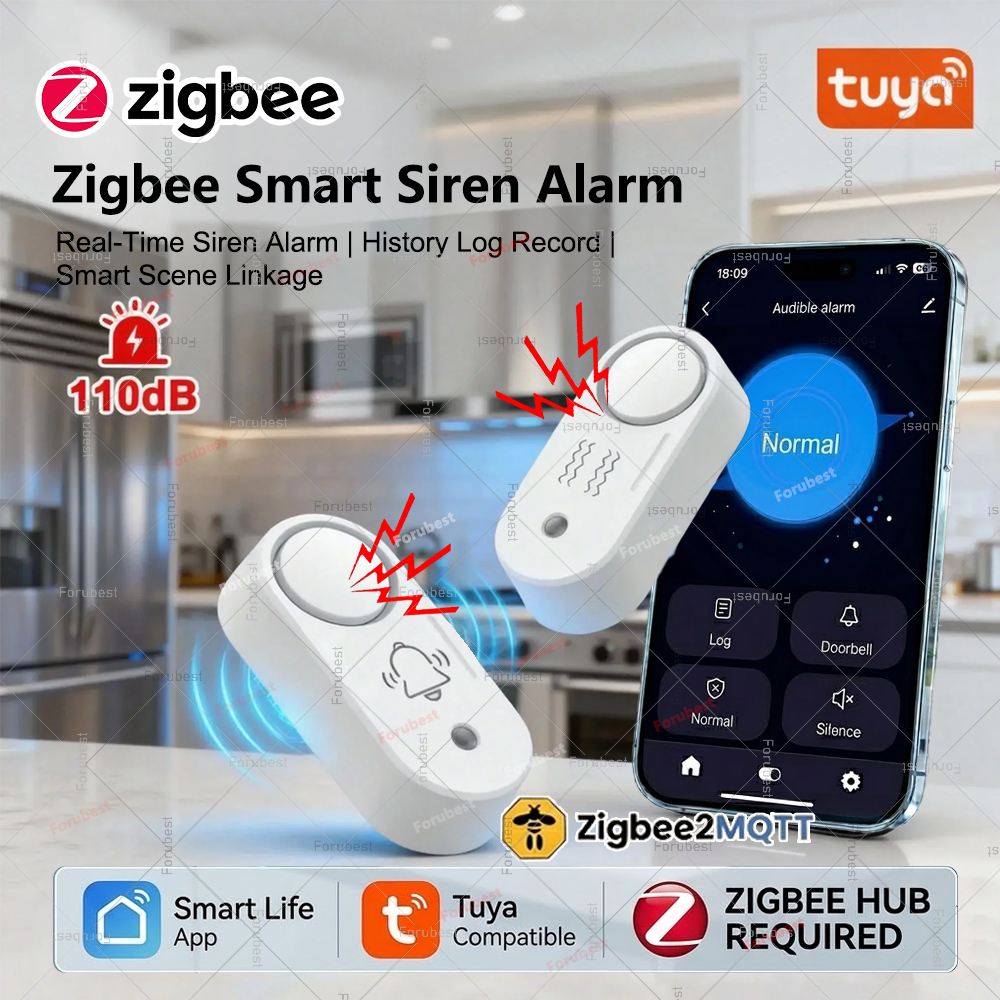 Zigbee Smart Siren Alarm Sound - Home Security Options incelemesi ve fiyatı