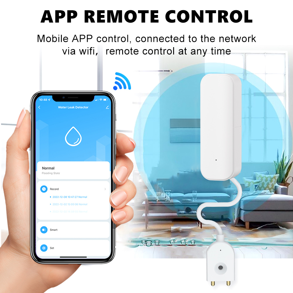 WiFi/Zigbee Water Sensor Tuya  - Home Security Monitor incelemesi ve fiyatı