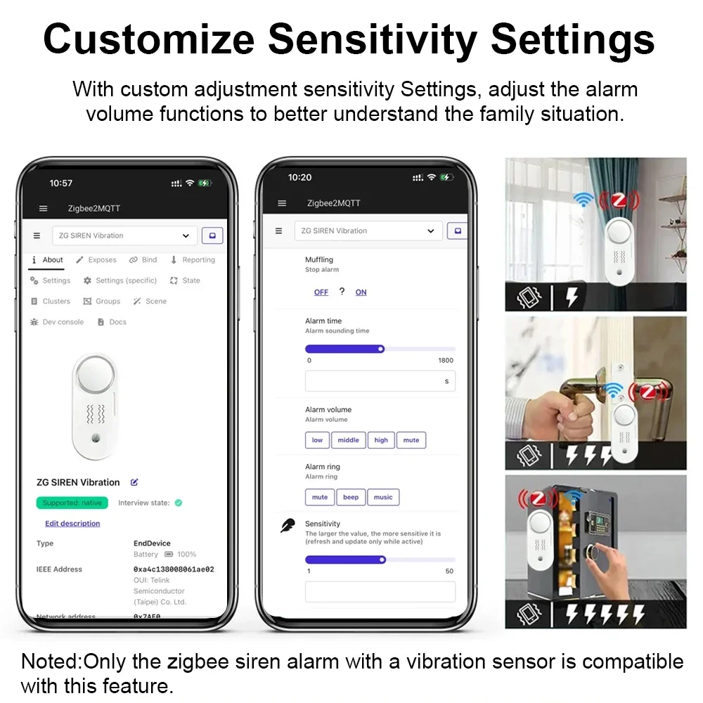 Haozee Zigbee 110dB Siren Alar - Home Security Options incelemesi ve fiyatı