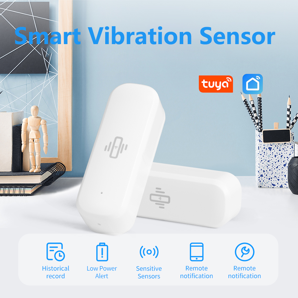 Tuya Smart WiFi Vibration Sens - Home Security Monitor incelemesi ve fiyatı