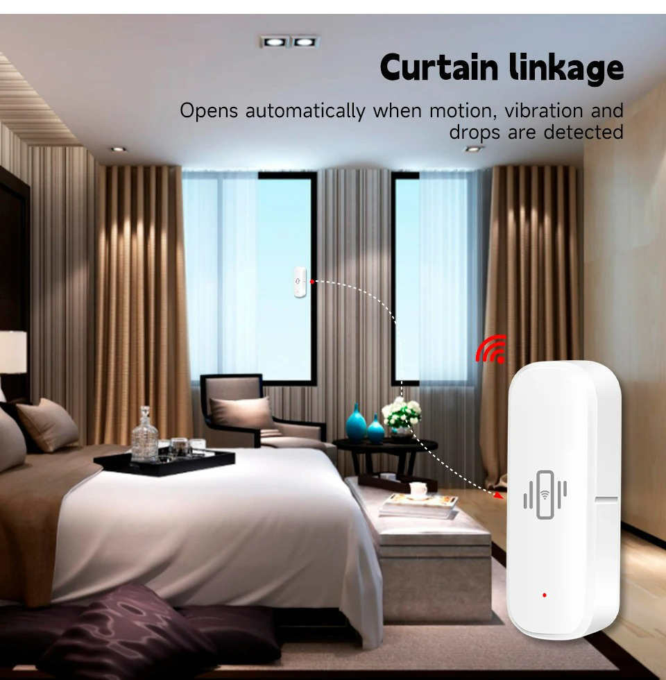 Tuya Smart WiFi Vibration Sens - Home Security Monitor incelemesi ve fiyatı