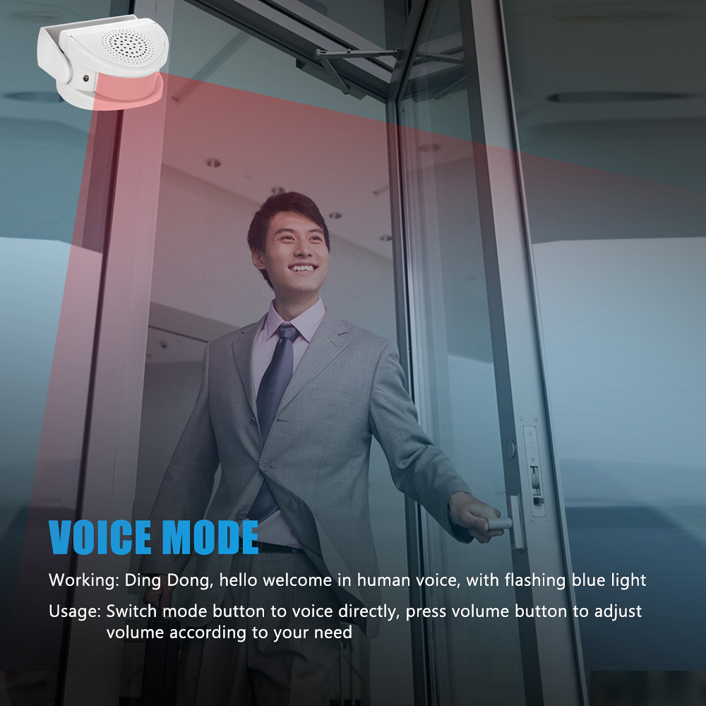 Wireless Infrared Chime Doorbe - Home Security Options incelemesi ve fiyatı