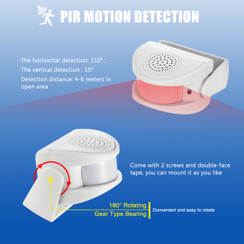 Wireless Infrared Chime Doorbe - Home Security Options incelemesi ve fiyatı