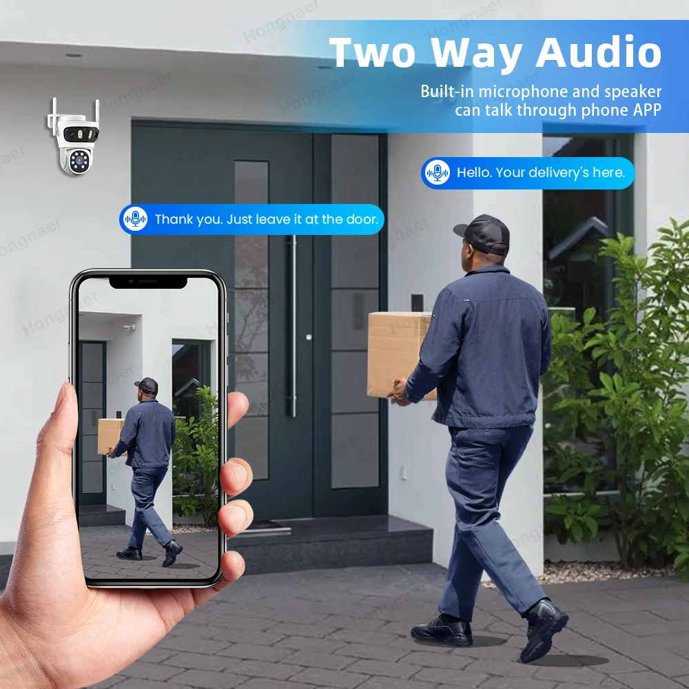 2026 Hongnaer 6MP 4CH 3 Lens 2 - Home Security Camera System incelemesi ve fiyatı