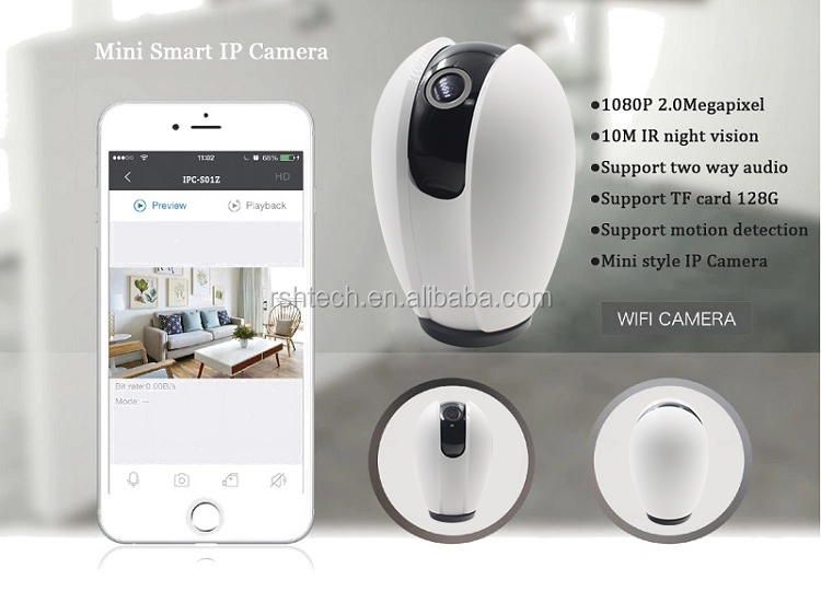 Wireless 1080P IP Camera WiFi  - Home Security Monitor incelemesi ve fiyatı
