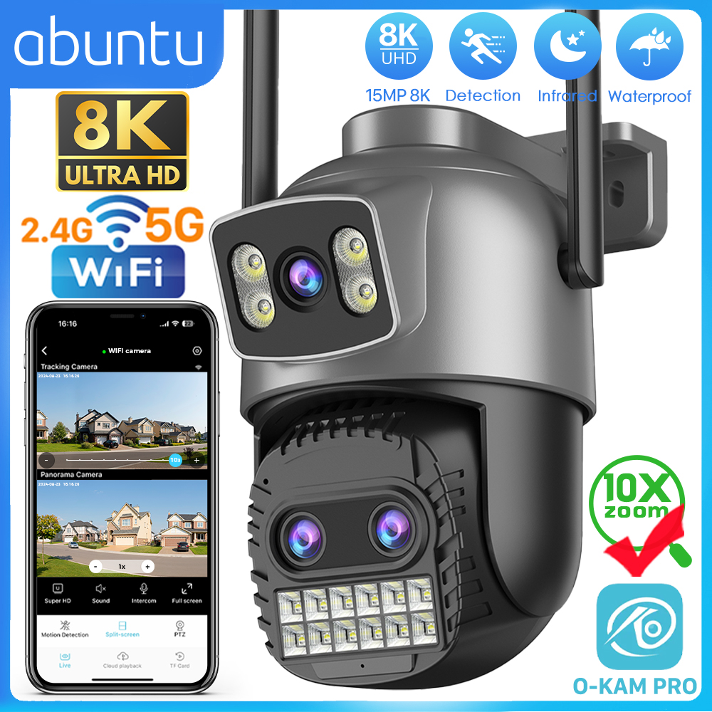 ABUNTU 15MP 8K 10X Optional Zo - Home Security Options incelemesi ve fiyatı