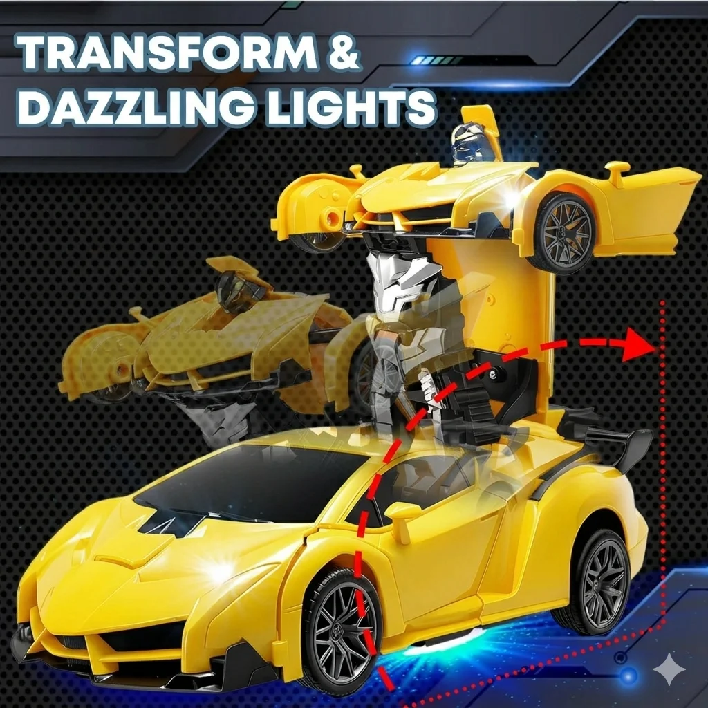 2 in 1 RC Transforming Car Rob - Home Security Companies incelemesi ve fiyatı