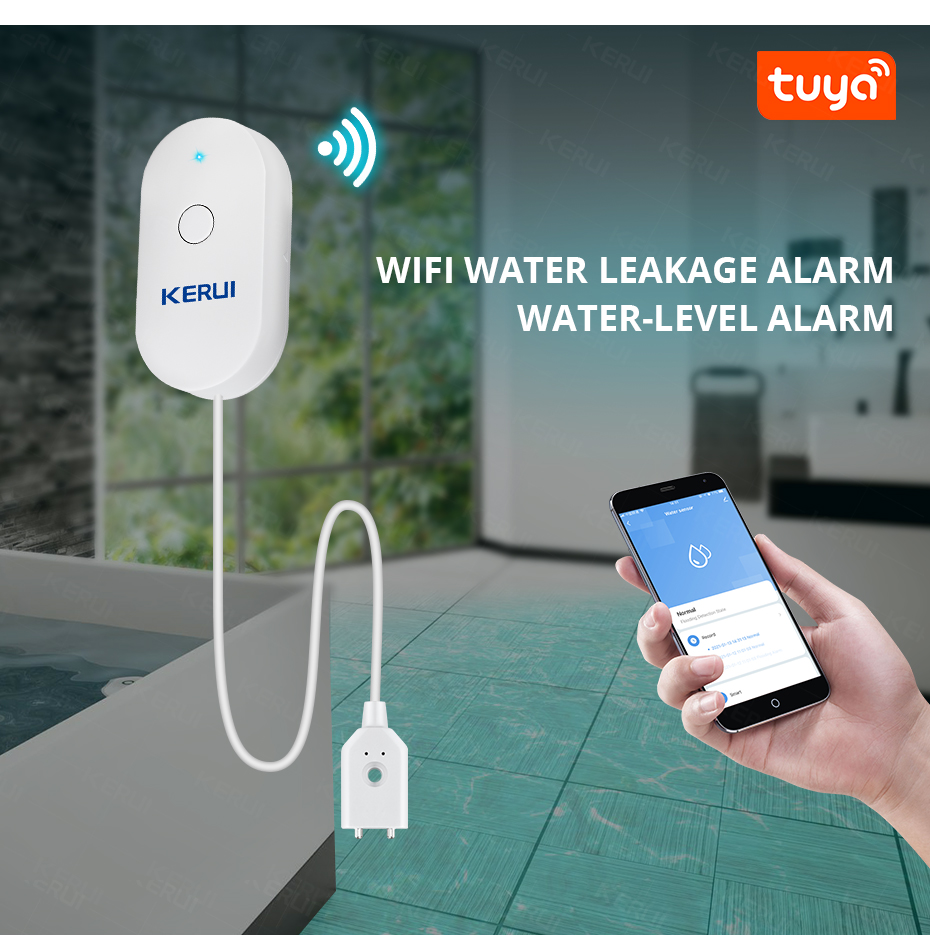 KERUI Smart  WiFi Water Sensor - Home Security Monitor incelemesi ve fiyatı
