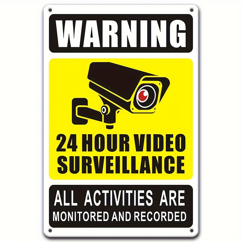 24/7 Video Surveillance Warnin - Home Security Monitor incelemesi ve fiyatı