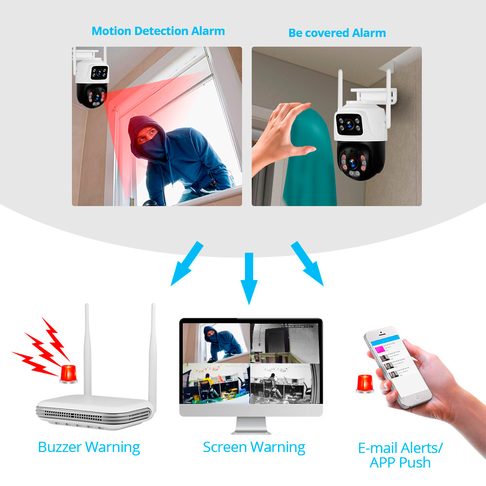 KERUI Waterproof 6MP HD Wirele - Home Security Camera System incelemesi ve fiyatı