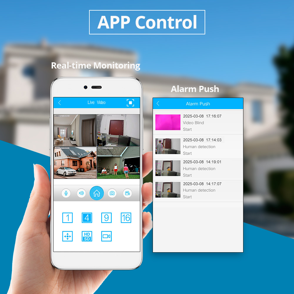 KERUI Mini Network WIFI 8CH NV - Home Security Monitor incelemesi ve fiyatı