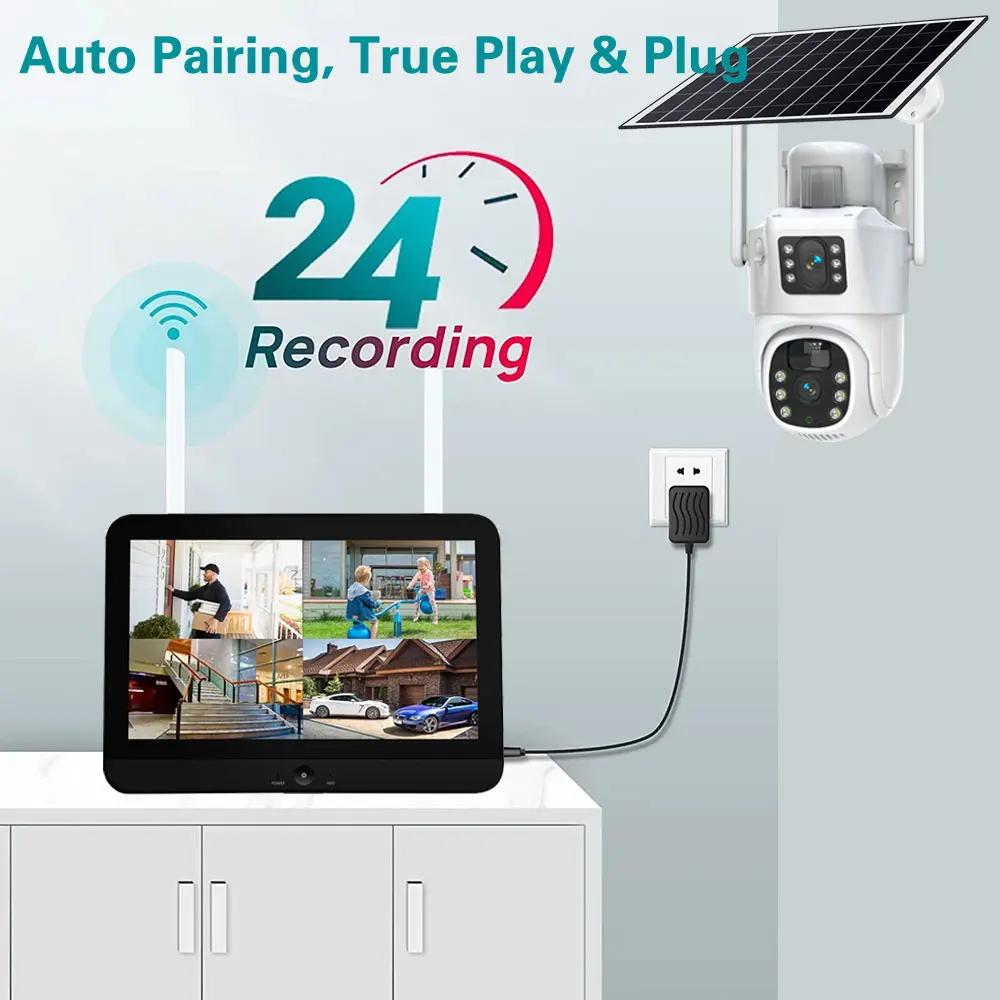 10CH Wireless NVR 4k 8mp Dual  - Home Security Kit incelemesi ve fiyatı