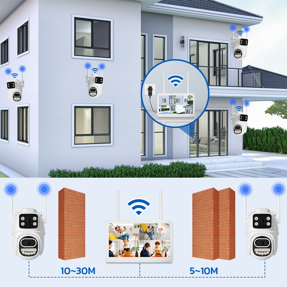 Wireless CCTV System WiFi Came - Home Security Kit incelemesi ve fiyatı