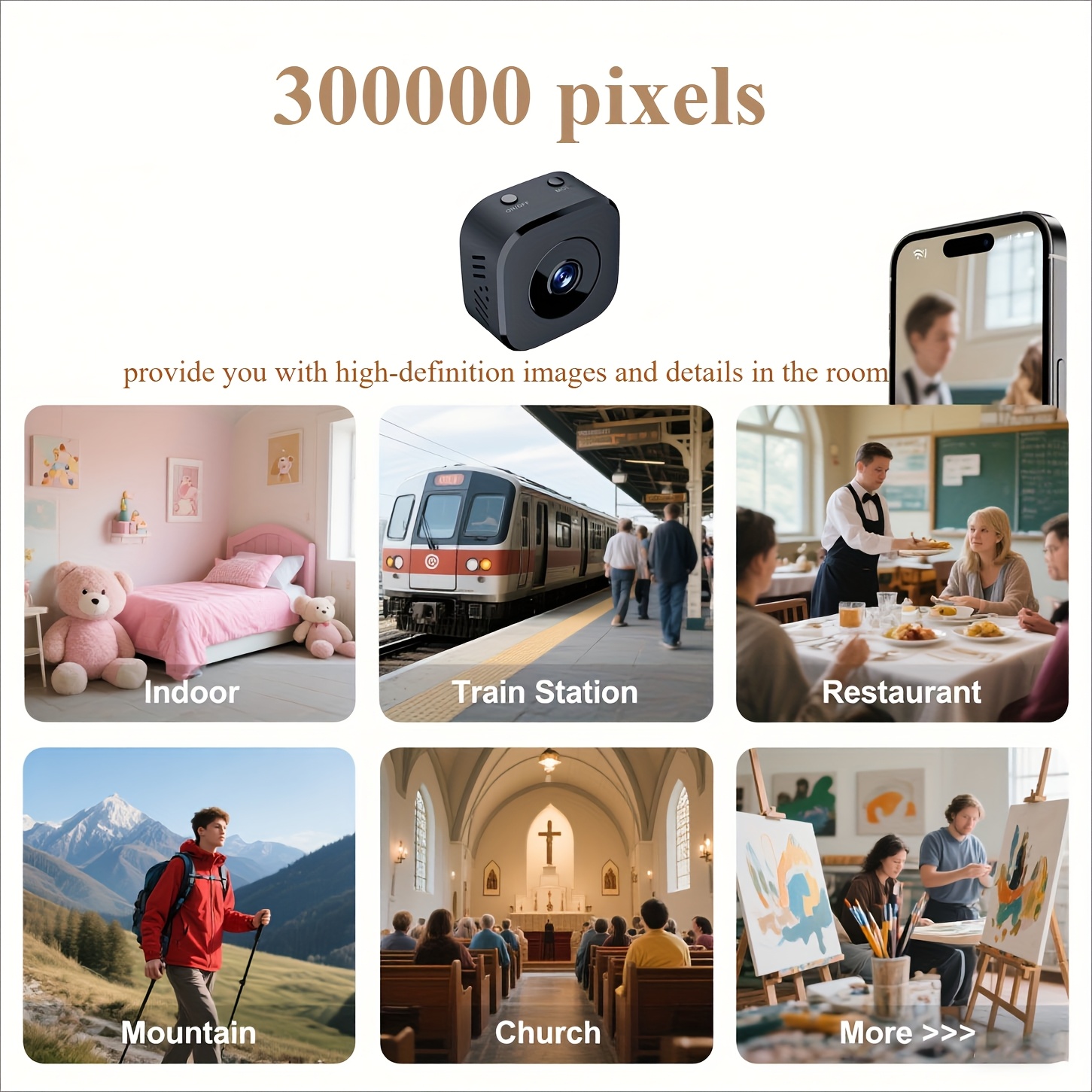 1080P HD Mini WiFi Camera Indo - Home Security Monitor incelemesi ve fiyatı