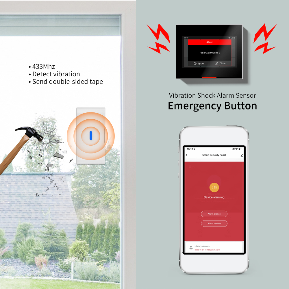 Ostaniot 433MHz eV1527 Wireles - Home Security Kit incelemesi ve fiyatı