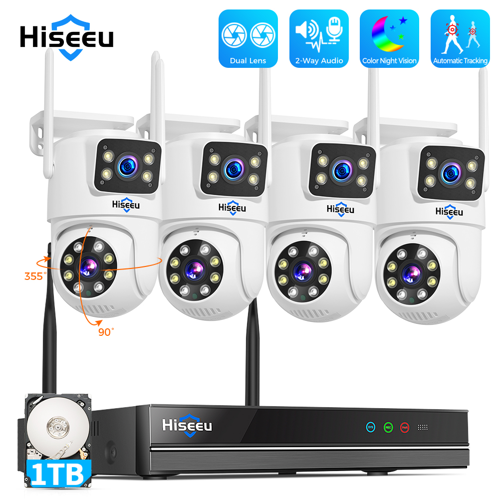 Hiseeu 6MP WiFi Dual Lens Came - Home Security Camera System incelemesi ve fiyatı