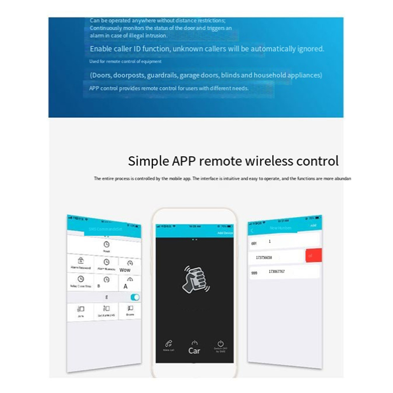 B04C-RTU5024 GSM Door Opener R - Home Security Kit incelemesi ve fiyatı
