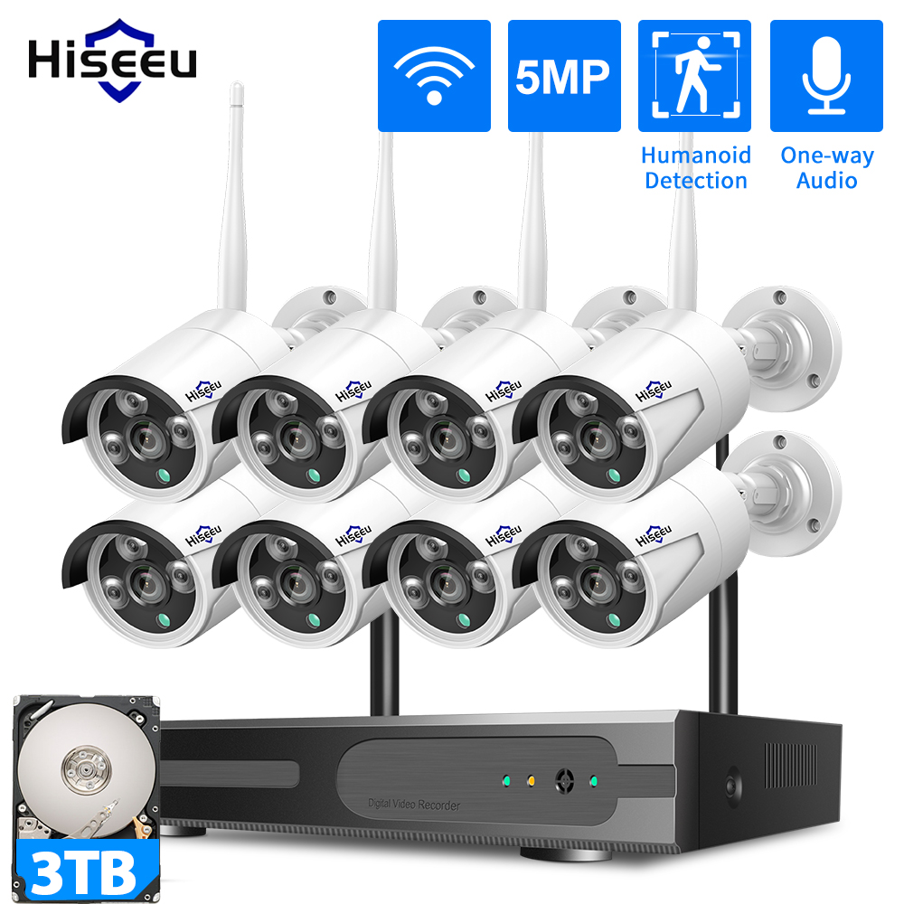 Hiseeu 3/5/8MP WiFi CCTV Camer - Home Security Camera System incelemesi ve fiyatı