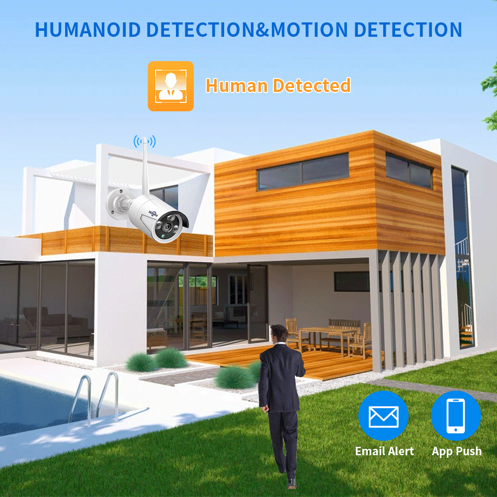 Hiseeu 3/5/8MP WiFi CCTV Camer - Home Security Camera System incelemesi ve fiyatı