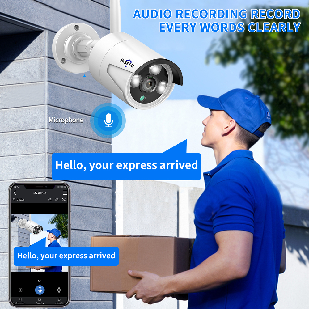 Hiseeu 3/5/8MP WiFi CCTV Camer - Home Security Camera System incelemesi ve fiyatı