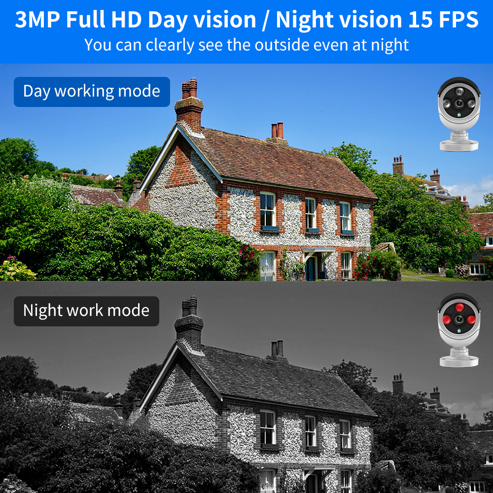 Hiseeu 3/5/8MP WiFi CCTV Camer - Home Security Camera System incelemesi ve fiyatı