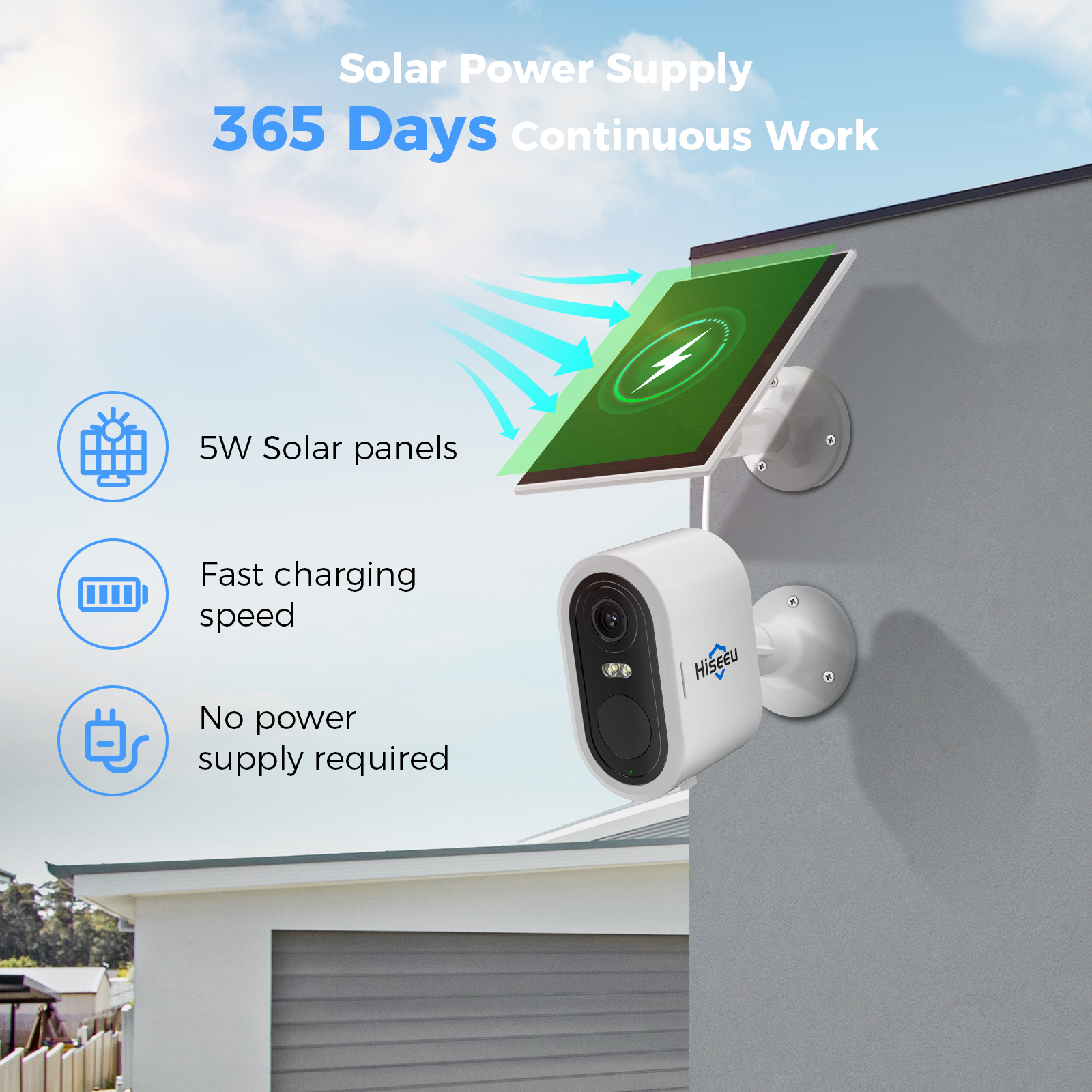 Hiseeu 10CH NVR 4MP WiFi Solar - Home Security Kit incelemesi ve fiyatı