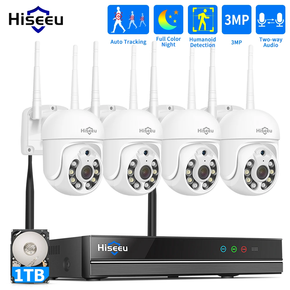 Hiseeu 5MP WiFi CCTV Camera Se - Home Security Camera System incelemesi ve fiyatı