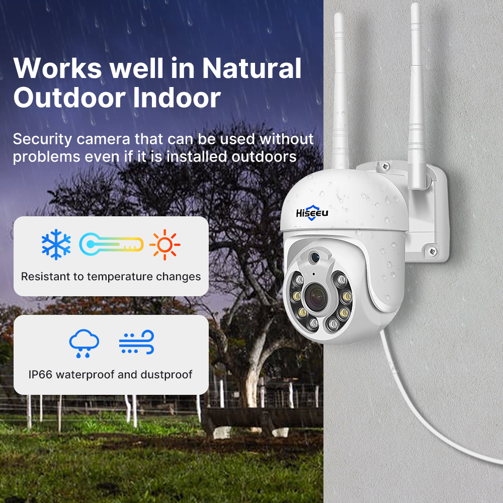 Hiseeu 5MP WiFi CCTV Camera Se - Home Security Camera System incelemesi ve fiyatı