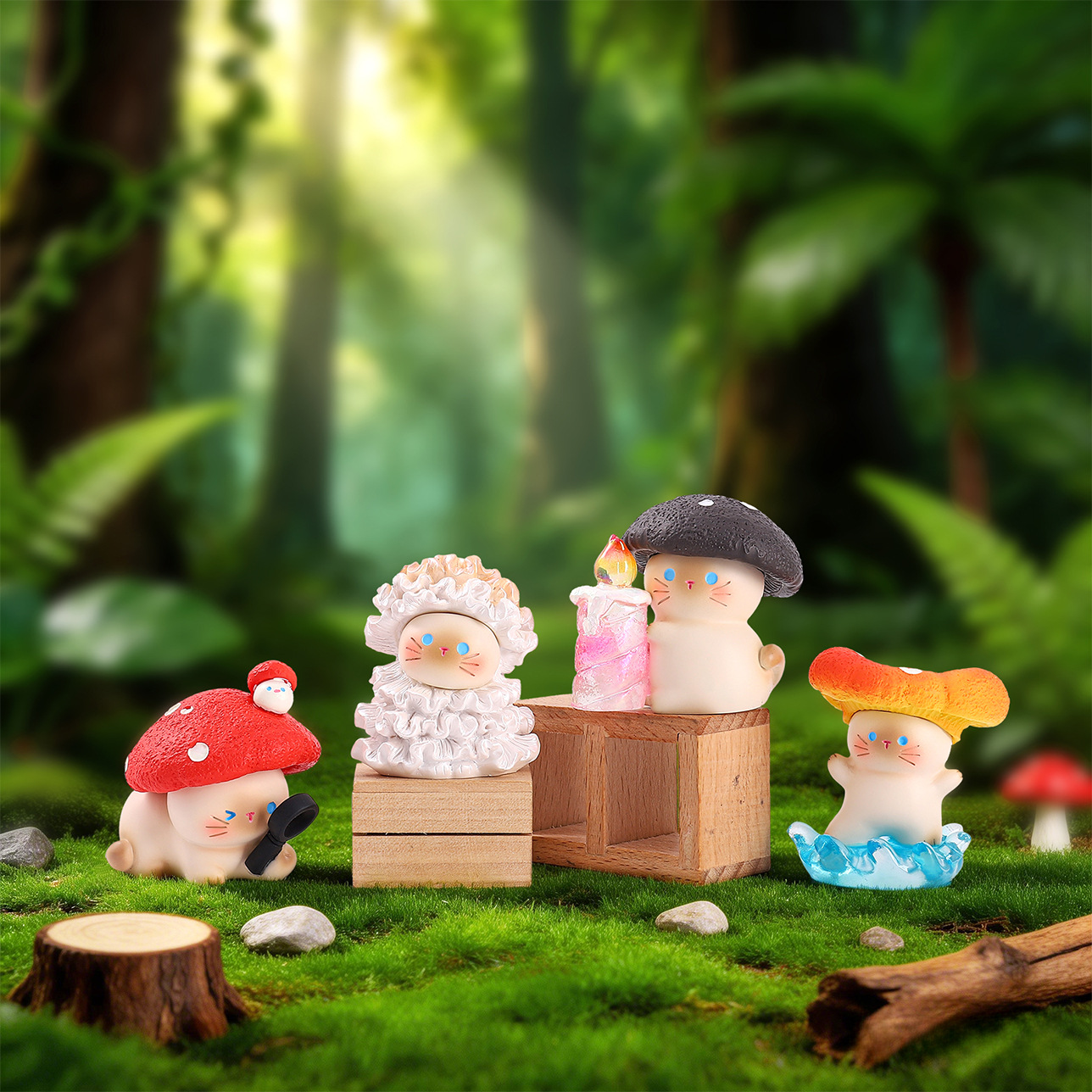 Mushroom Meow Blind Box Cute C - Home Security Items incelemesi ve fiyatı