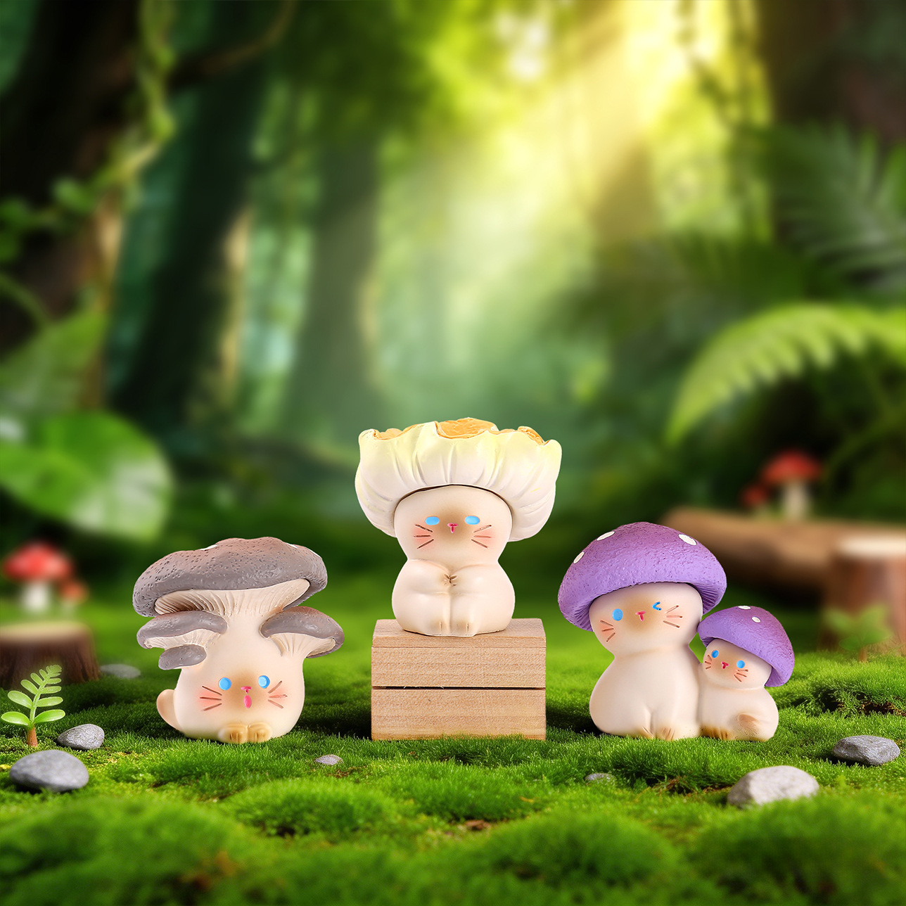 Mushroom Meow Blind Box Cute C - Home Security Items incelemesi ve fiyatı