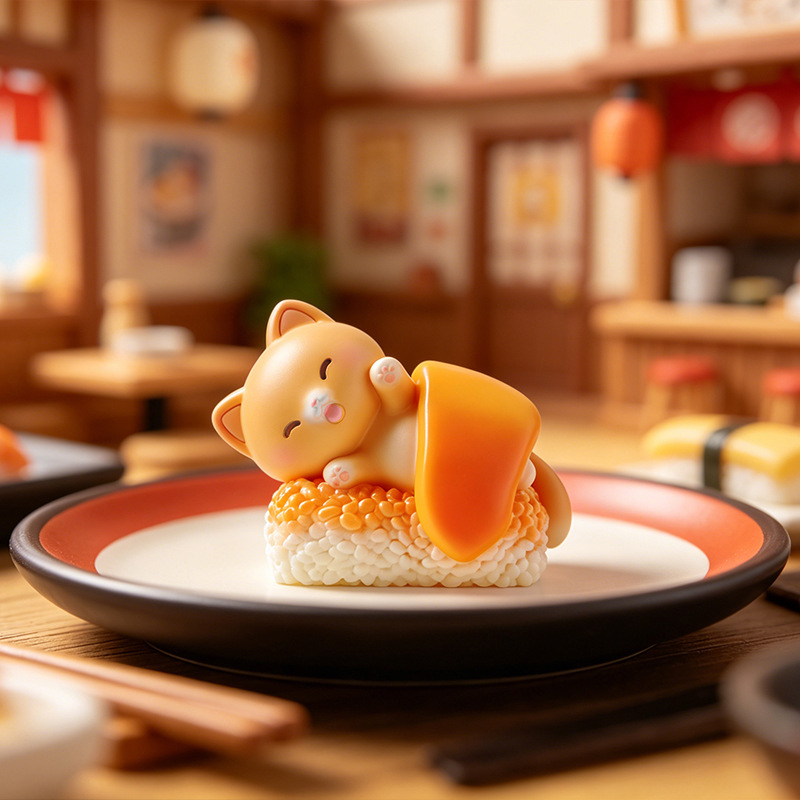 Sushi Cat Blind Box Cartoon Fi - Home Security Items incelemesi ve fiyatı