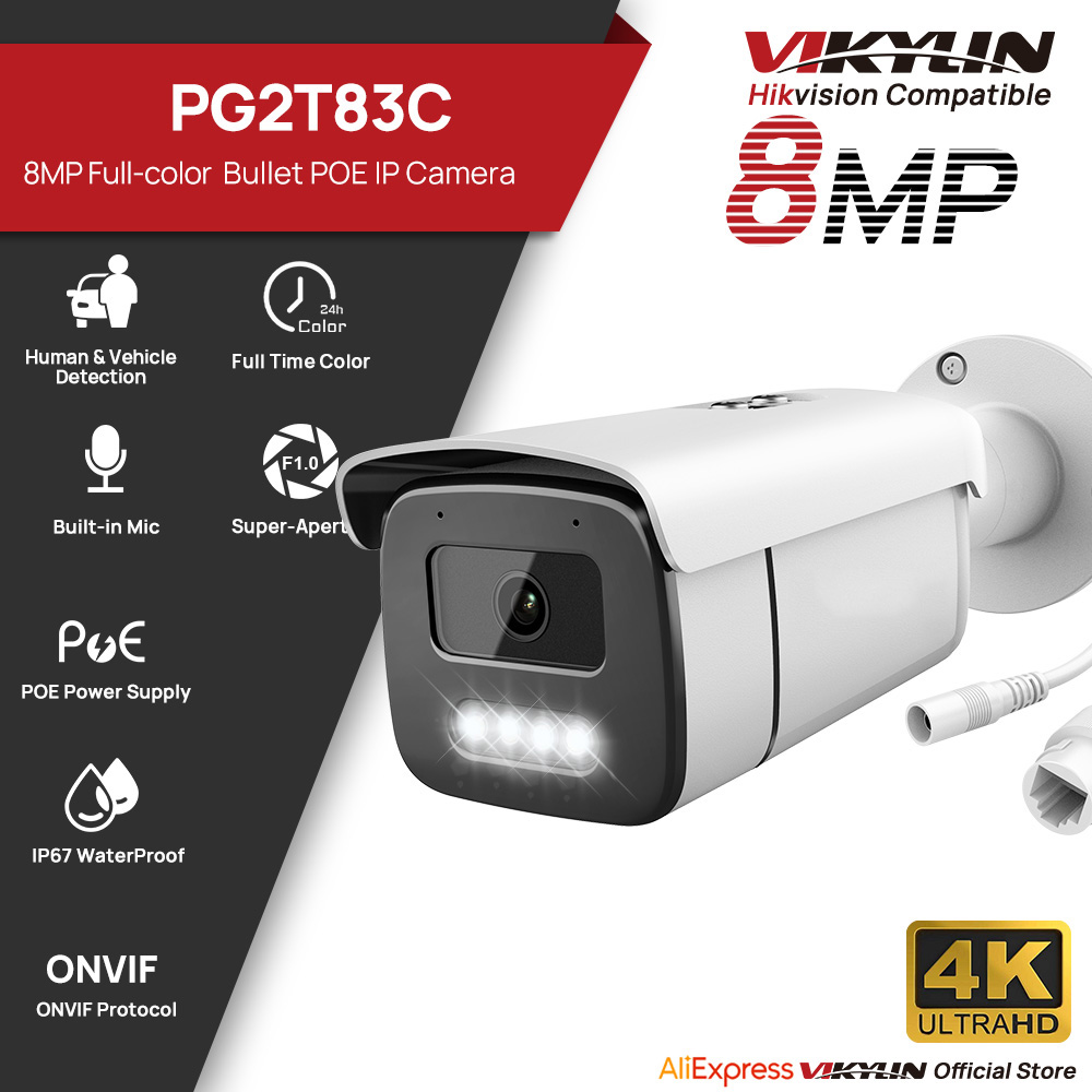 Vikylin 8MP Full Color Night V - Home Security Options incelemesi ve fiyatı