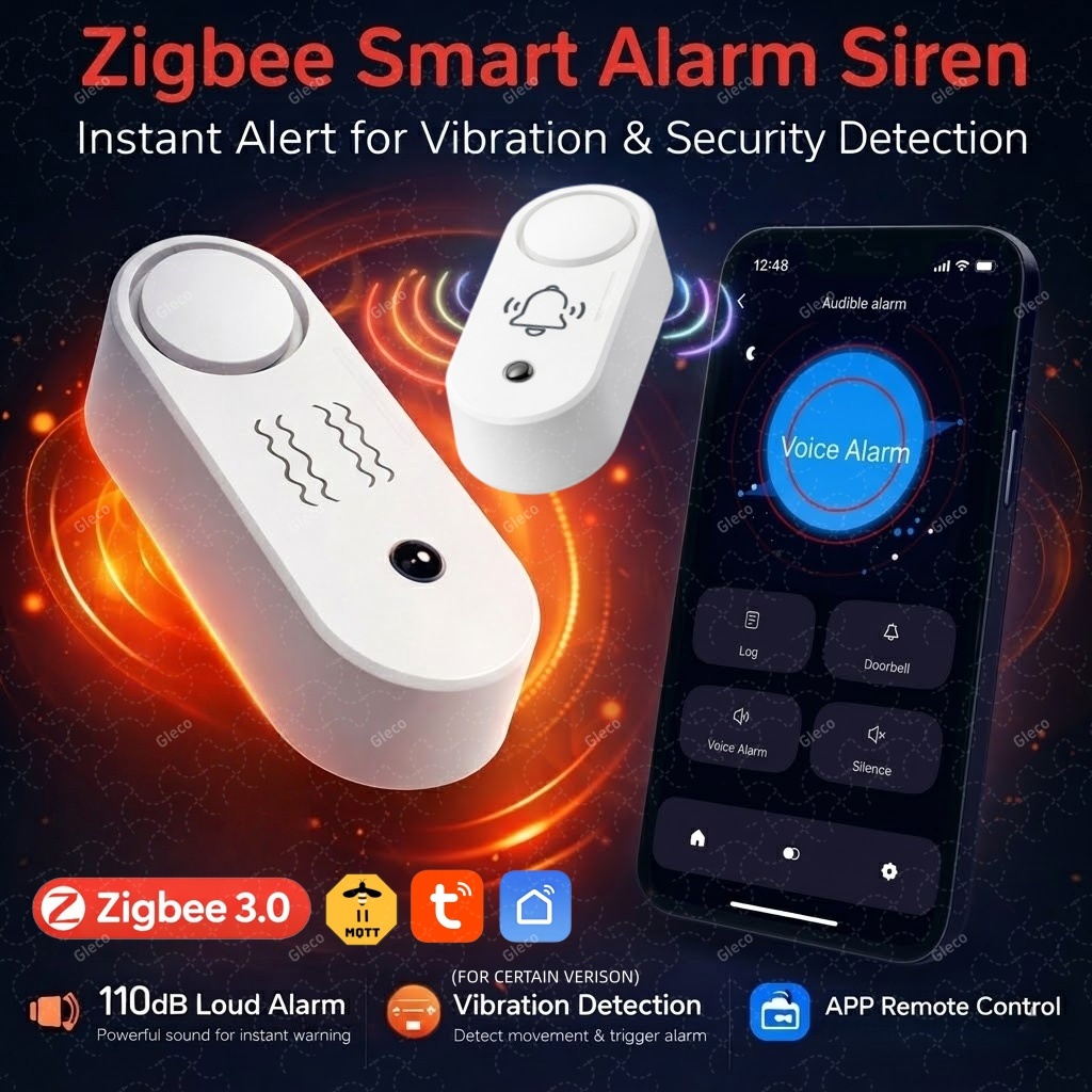 ZigBee Tuya Smart Siren Alarm  - Home Security Options incelemesi ve fiyatı