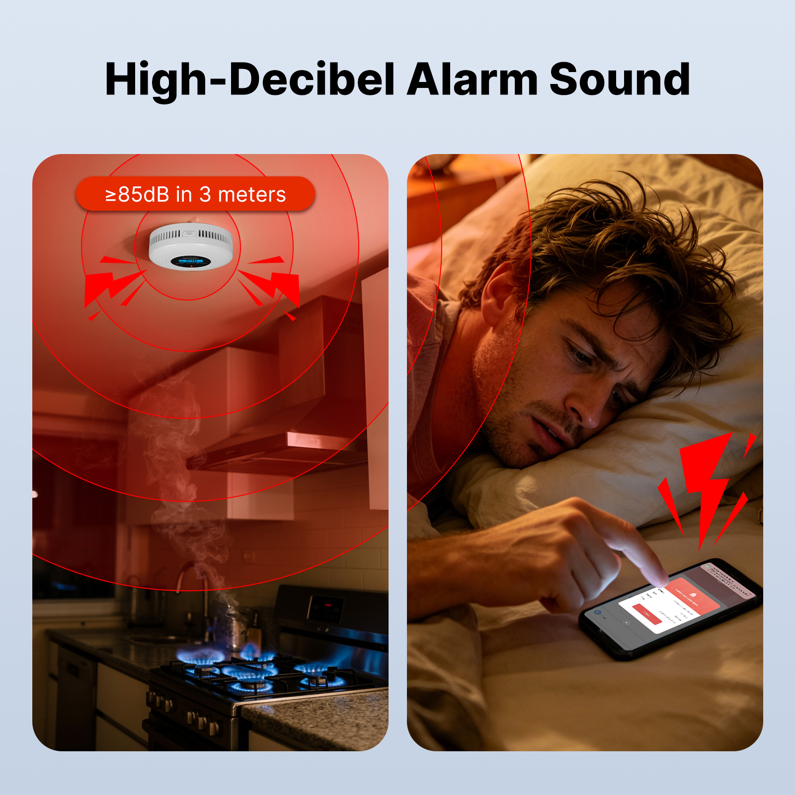 MOES Tuya Zigbee Smart Smoke C - Home Security Monitor incelemesi ve fiyatı