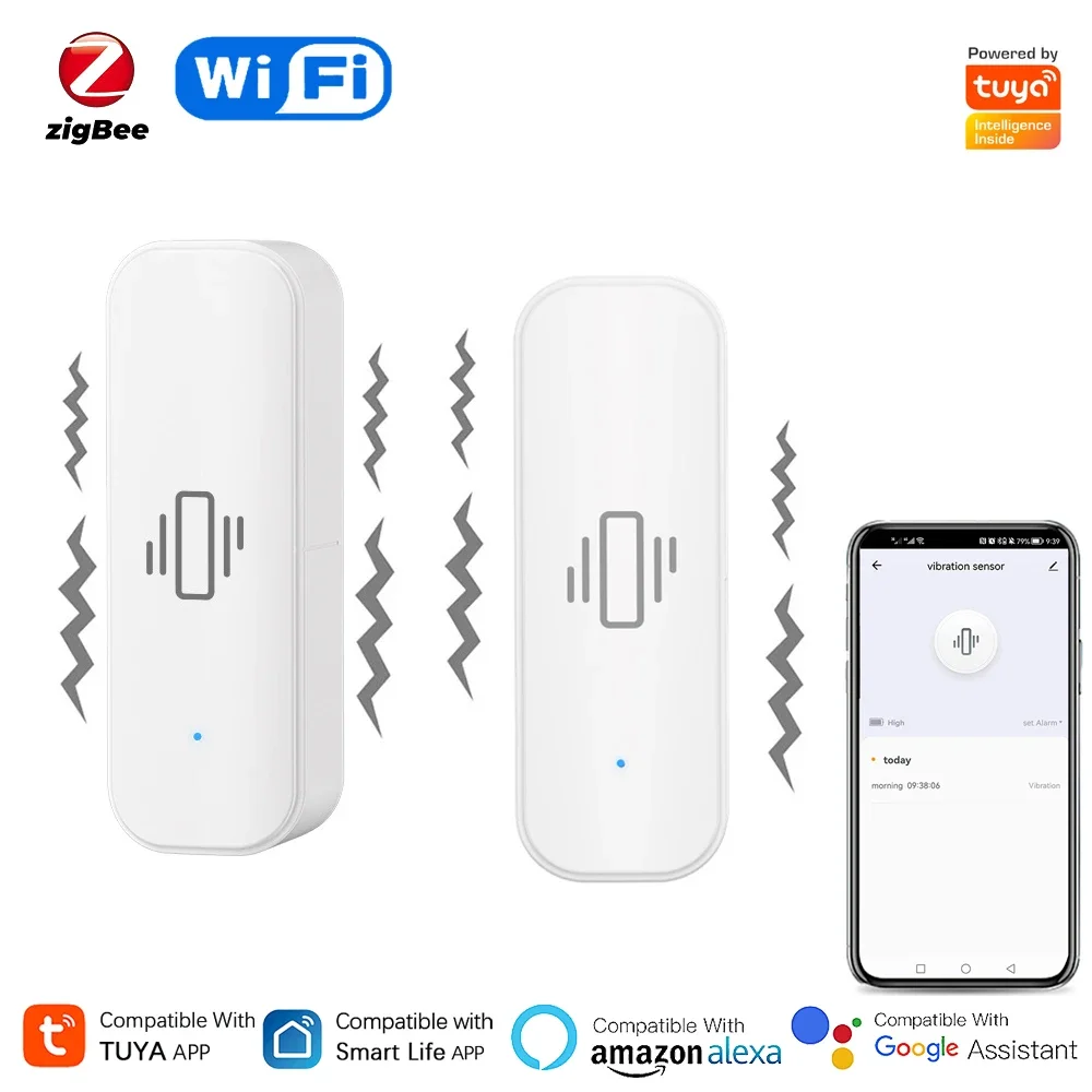 Tuya WiFi/Zigbee Smart Vibrati - Home Security Monitor incelemesi ve fiyatı