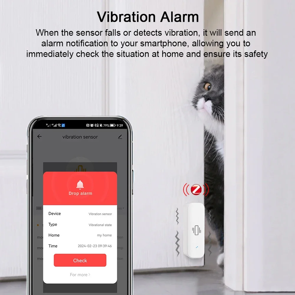 Tuya WiFi/Zigbee Smart Vibrati - Home Security Monitor incelemesi ve fiyatı