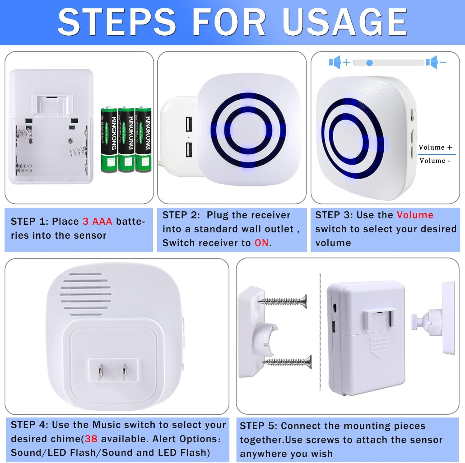 Wireless Motion Sensor Door Ch - Home Security Options incelemesi ve fiyatı