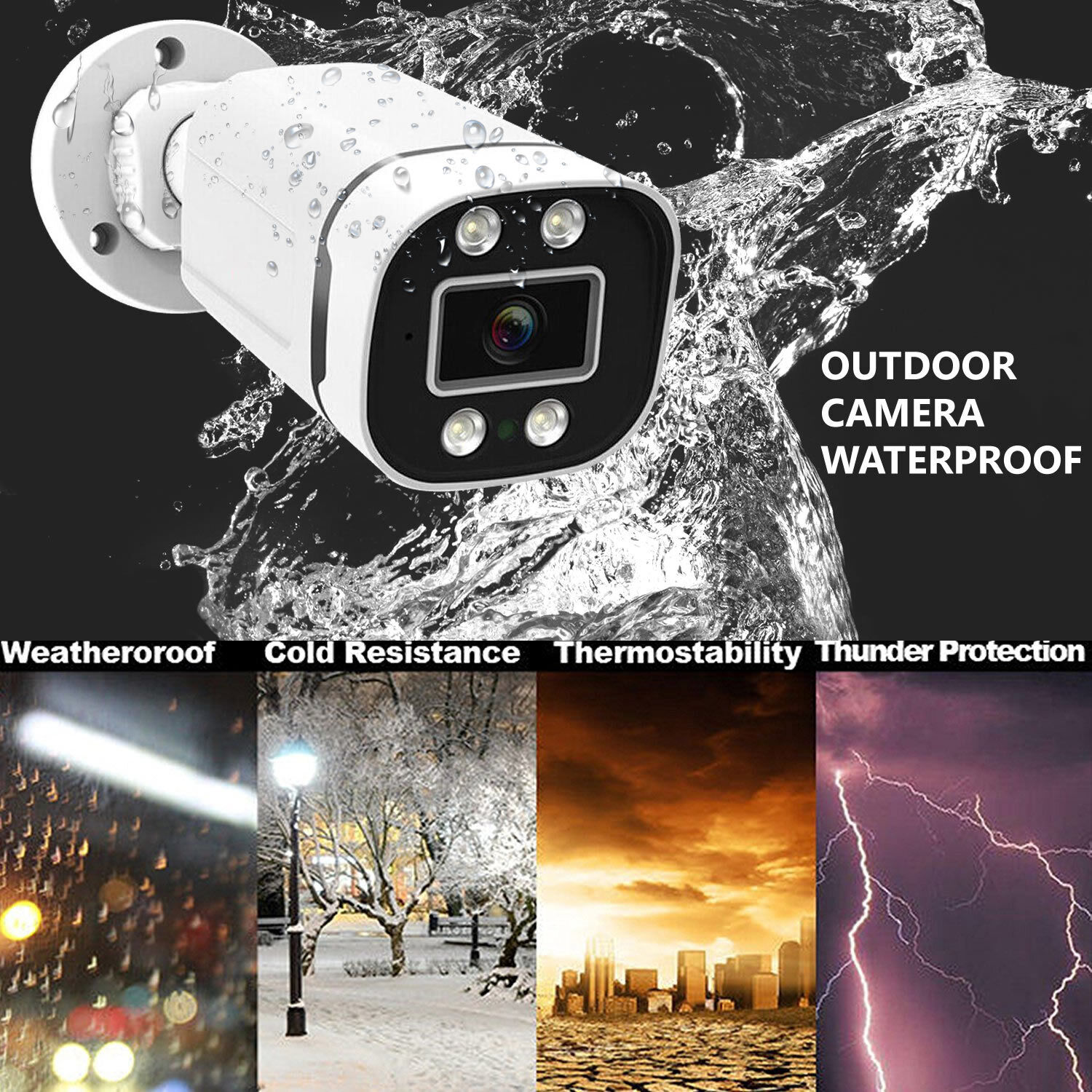 4CH 8CH AHD 2MP 5MP AHD Outdoo - Home Security Camera System incelemesi ve fiyatı